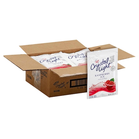 Crystal Light Crystal Light Raspberry Ice Beverage Mix Packet Makes 2 gal., PK12 83954